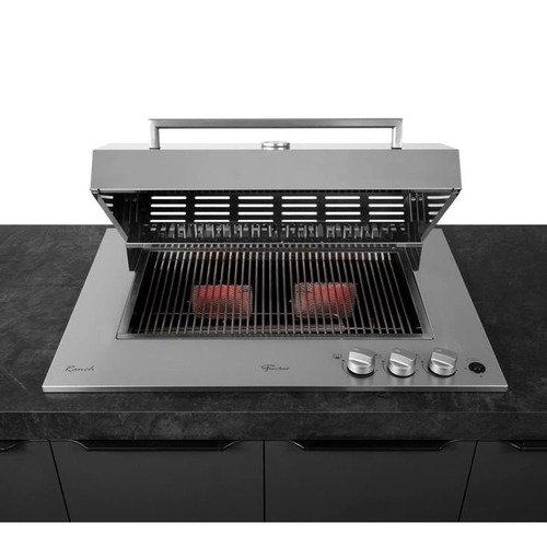 Churrasqueira Fischer de Embutir Cooktop Inox à Gás Bivolt 31200-83551